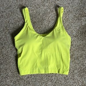 Lululemon yellow align tank